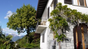 Unser Haus vom Garten aus